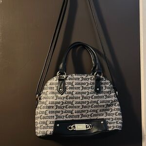 Juicy Couture Signature Satchel / Crossbody Bag Purse